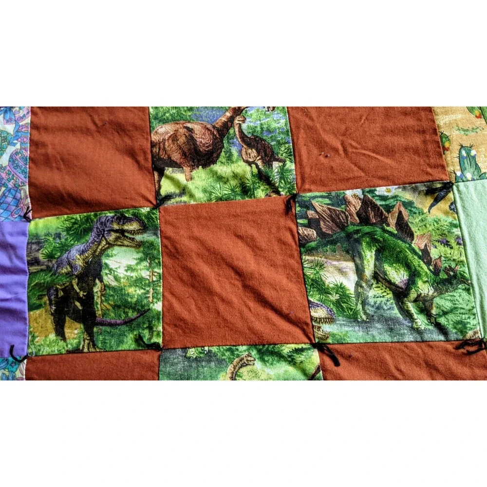 Handmade Cute Children's Quilt 74.5 x 88.5